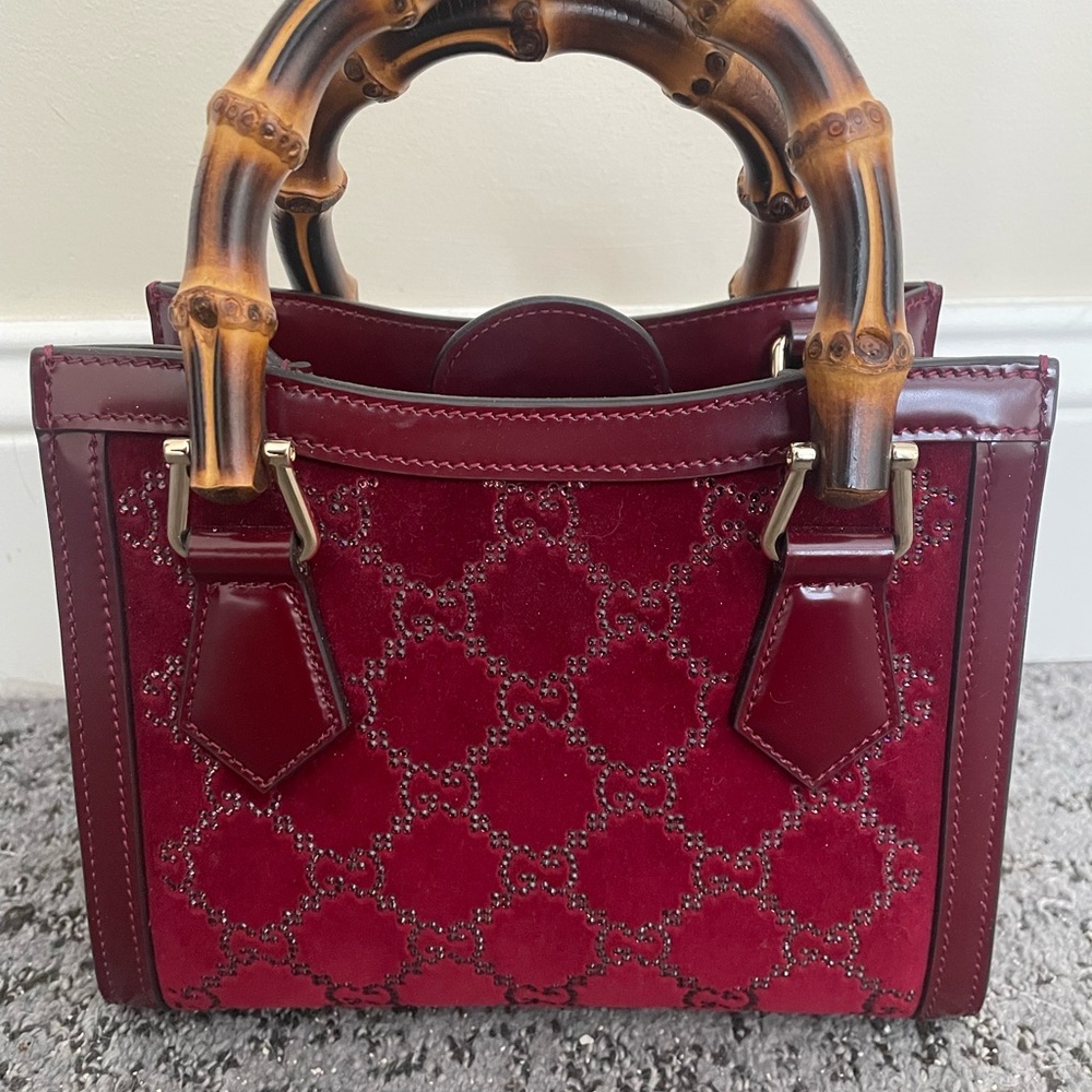 Gucci Diana crystals small tote bag - Picture 7 of 9